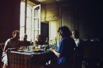 The Travess and Kevin in the dining room by James Doan
