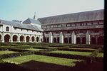 Cloister of Benedictine Abbey, Fontevraud-- one of largest in France by James Doan