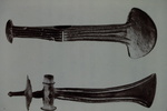 1) Bronze axe, Tumbulus cultrce, Steinamager (Hungary); 2) Bronze axe, Tumulus cultrce, Lüneburg (north Germany) by James Doan