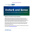 Dollars and Sense Newsletter - Fall 2023 Issue by Nova Southeastern University