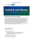 Dollars and Sense Newsletter -Spring 2020 Issue by Nova Southeastern University