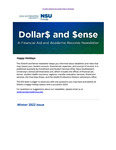 Dollars and Sense Newsletter - Winter 2022 by Nova Southeastern University