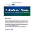 Dollar$ and $ense: A Financial Aid and Academic Records Newsletter - Winter 2025
