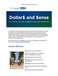 Dollar$ and $ense: A Financial Aid and Academic Records Newsletter - Summer 2025