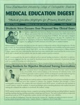 Medical Education Digest, Vol. 4 No. 6 (November 15, 2002)