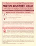Medical Education Digest, Vol. 3 No. 3 (July 15, 2001) by Nova Southeastern University