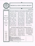 Medical Education Digest, Vol. 1 No. 3 (December 15, 1999) by Nova Southeastern University