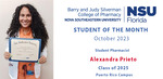 Student of the Month for October, 2023
