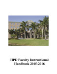 Faculty Handbook 2015-2016 by Nova Southeastern University