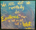 We are what we repeatedly do by Amber Wojack