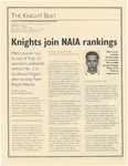 The Knight Beat, October 1997 (Vol. I No. 5) by Nova Southeastern University Department of Athletics
