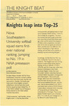 The Knight Beat, March 1998 (Vol. 1 No. 9) by Nova Southeastern University Department of Athletics