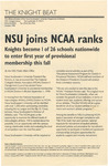 The Knight Beat, October 1998 by Nova Southeastern University Department of Athletics