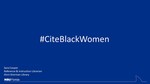 Cite Black Women by Sara Cooper