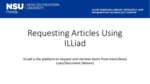 Requesting an Article through ILLiad