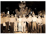 Sailors Around the Christmas Tree by Courtesy of the Naval Air Station Fort Lauderdale Museum