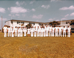 Sailors Posing in Front of a NASFL Building by Courtesy of the Naval Air Station Fort Lauderdale Museum