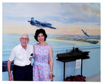 Allan MsElhaney and a Lady by Courtesy of the Naval Air Station Fort Lauderdale Museum