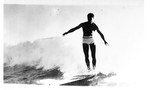 Surfer in Hawaii by Courtesy of the Naval Air Station Fort Lauderdale Museum