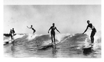 Surfing in Hawaii by Courtesy of the Naval Air Station Fort Lauderdale Museum