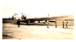 US Army Air Corp Douglas Bomber B-18 Being Inspected by Courtesy of the Naval Air Station Fort Lauderdale Museum