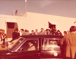 Bush Arriving at the NASFL by Courtesy of the Naval Air Station Fort Lauderdale Museum
