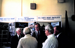 President Bush Greeting People at the NASFL by Courtesy of the Naval Air Station Fort Lauderdale Museum