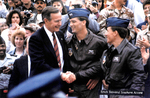 President Bush Greeting Military by Courtesy of the Naval Air Station Fort Lauderdale Museum