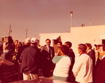 President Bush Arriving at the NASFL by Courtesy of the Naval Air Station Fort Lauderdale Museum