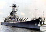 USS Iowa (BB-61) by Courtesy of the Naval Air Station Fort Lauderdale Museum