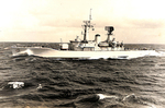 Naval Ship at Sea by Courtesy of the Naval Air Station Fort Lauderdale Museum
