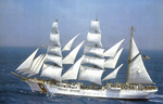 USCGC Eagle (WIX-327) by Courtesy of the Naval Air Station Fort Lauderdale Museum