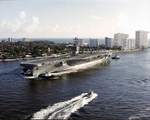 USS Harry S. Truman (CVN-75) _Coming into Port Everglades_FL by Courtesy of the Naval Air Station Fort Lauderdale Museum