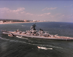 USS Iowa (BB-61) Coming into Port Everglades, FL by Courtesy of the Naval Air Station Fort Lauderdale Museum