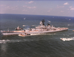 USS Iowa (BB-61) Tug Escort into Port Everglades, FL by Courtesy of the Naval Air Station Fort Lauderdale Museum