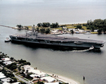 USS Theodore Roosevelt (CVN-71) aided by Tug Boats into Port Everglades_FL by Courtesy of the Naval Air Station Fort Lauderdale Museum