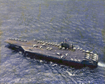 USS Theodore Roosevelt (CVN-71) inscribed by Courtesy of the Naval Air Station Fort Lauderdale Museum