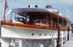 The yacht Southern Trail owned by Theresa Castro (President of the Royal Dames) and her husband Bernard Castro