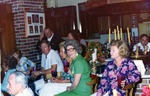 The Royal Dames enjoy a Western Weekend in Ocala, Florida at the home of Theresa Castro, President of Royal Dames. In photograph left to right Dorothy Frederick, Carol Houlihan, Alwilda Benton. The fourth person in the photograph is unknown