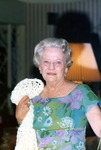 Mrs. Frannie Kramer, member of the Royal Dames, photographed at the home of Theresa Castro (President of the Royal Dames) during the Western Weekend in Ocala, Florida
