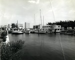 The house boat shown in the photograph was the original home of the Nova University Oceanographic Center. It also housed the library and administrative offices