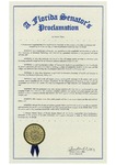 Florida State Senate District 37 Proclamation by United State Senate