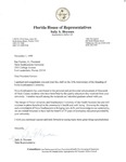 Florida House of Representatives District 105 Proclamation by United States House of Representatives