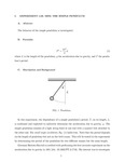 Experiment 1.09: The Simple Pendulum